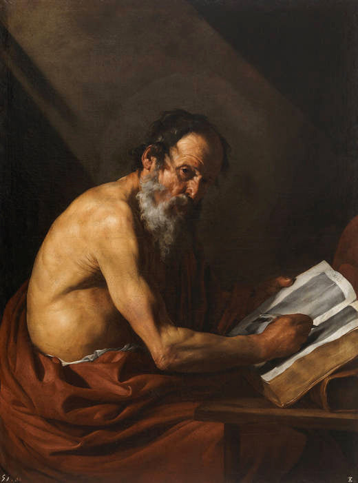 聖ジェルメ écrivant - Jusepe de Ribera