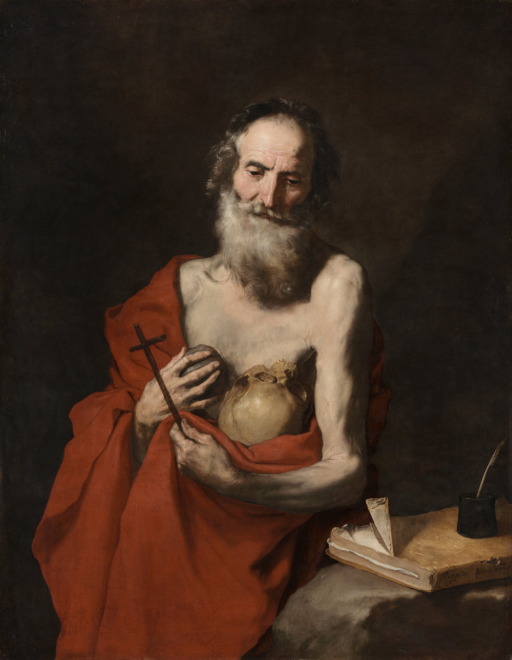 Saint Jérôme - Jusepe de Ribera image 1 reproduction réalisée par Alpha Reproduction