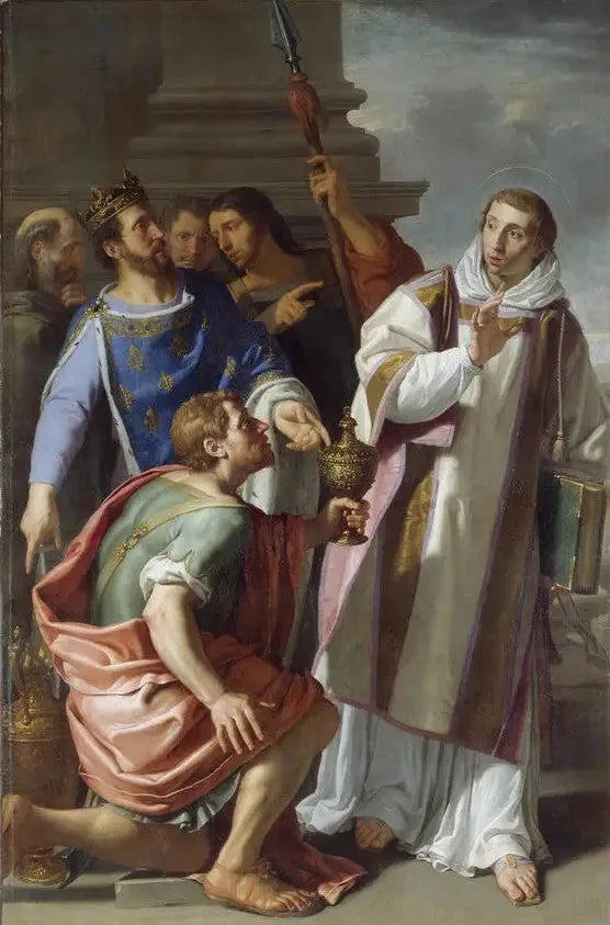クローヴィス王の命令を拒否する聖レオナール - フィリップ・ド・シャンパーニュ

Source:
Saint Léonard refusant les présentes du roi Clovis - Philippe de Champaigne