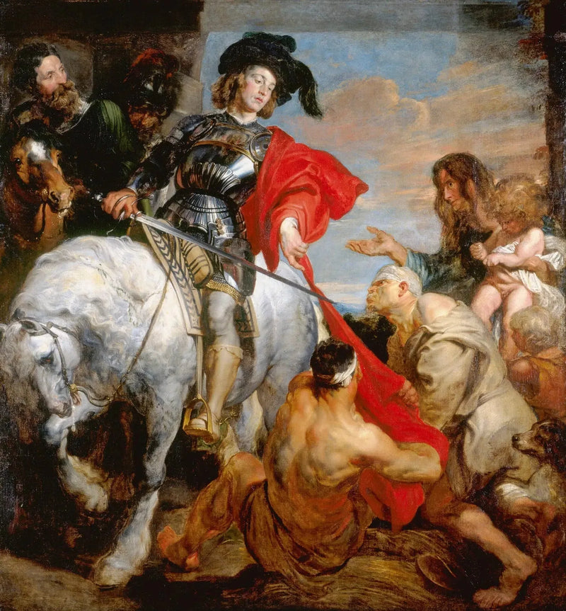 サン・マルタンがマントを裂く - アントワーヌ・ヴァン・ダイク

Source:
Saint Martin divisant son manteau - Antoine van Dyck