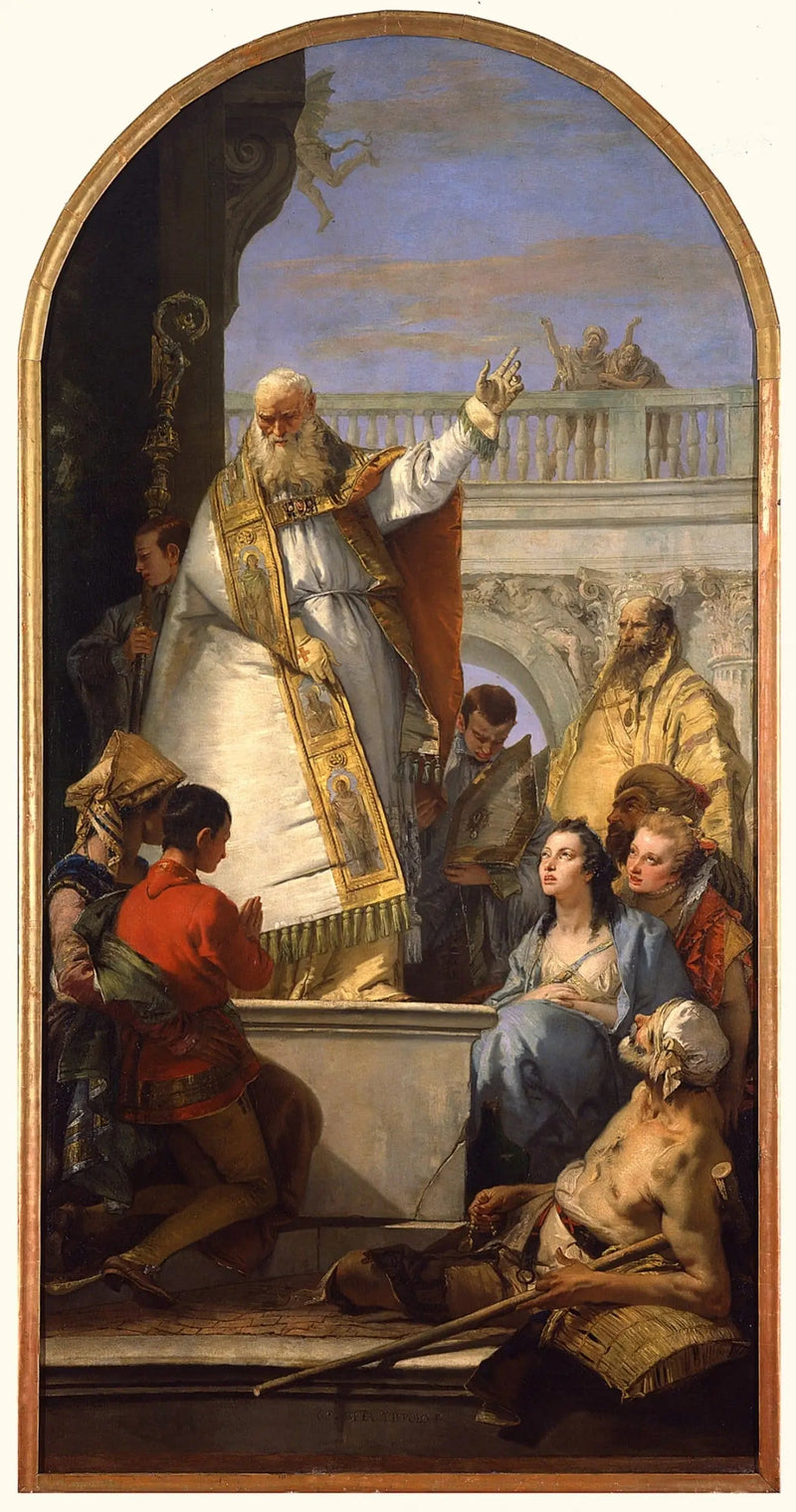 アイルランドの司教、セント・パトリック - ジョヴァンニ・バッティスタ・ティエポロ

Source:
Saint Patrick, évêque d'Irlande - Giovanni Battista Tiepolo