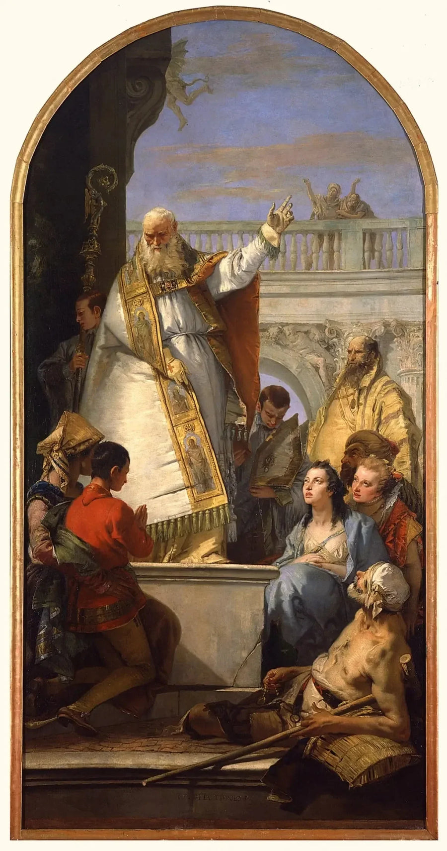 アイルランドの司教、セント・パトリック - ジョヴァンニ・バッティスタ・ティエポロ

Source:
Saint Patrick, évêque d'Irlande - Giovanni Battista Tiepolo