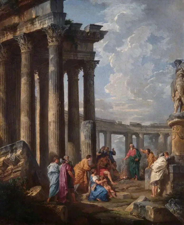 マルタのサン・ポールがヘビを捕らえる - ジョバンニ・パオロ・パニーニ

Source:
Saint Paul à Malte saisissant la vipère - Giovanni Paolo Panini