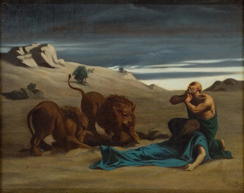 Saint Paul entouré par les lions - Alexandre Cabanel image 1 reproduction réalisée par Alpha Reproduction