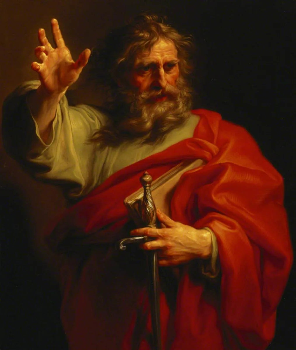 Saint Paul - Pompeo Batoni image 1 copie peinte à la main à l’huile