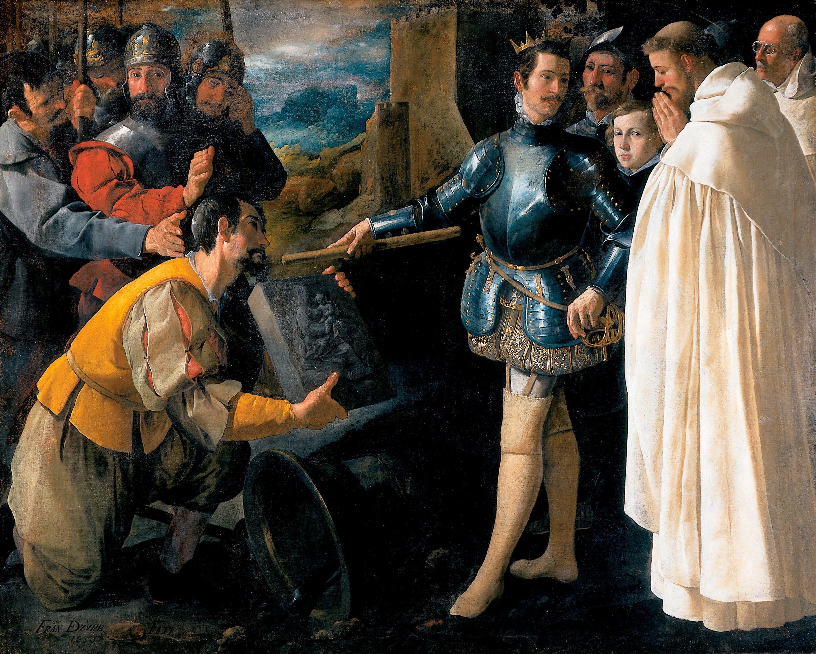 Saint Pierre Nolasco récupérant l’image de la Vierge d’El Puig - Francisco de Zurbarán - Alpha Reproduction