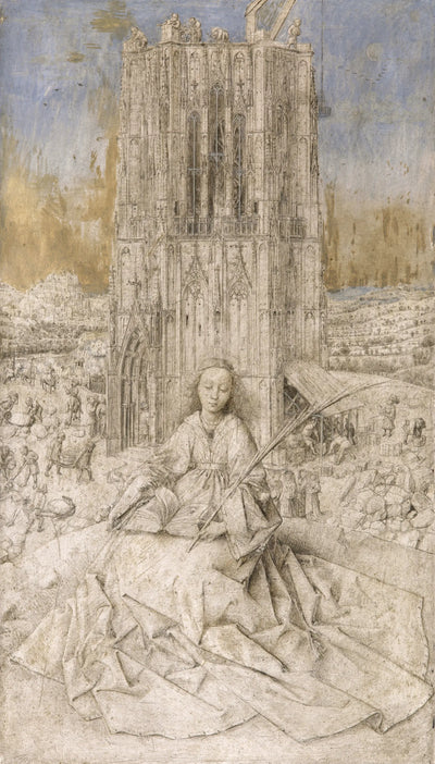 Sainte-Barbe - Jan van Eyck - Alpha Reproduction