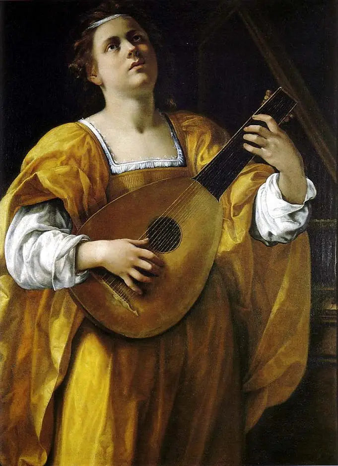 Sainte-Cécile - Artemisia Gentileschi image 1 reproduction artisanale de tableau