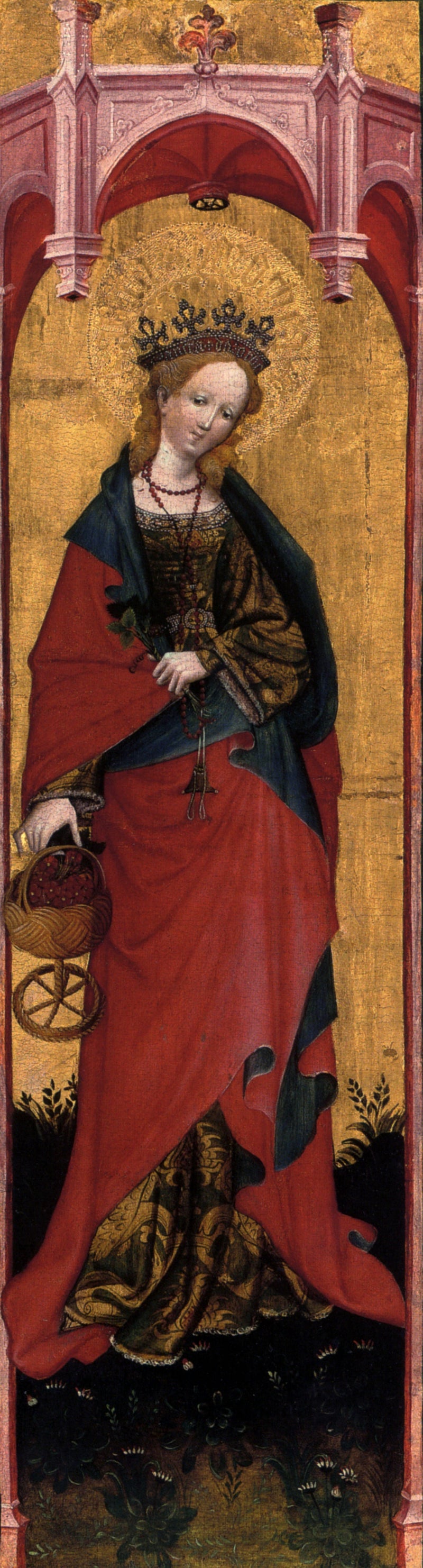 ソーストのサン・ドロテエ教会、サン・ワルブルゲの教会のタベルナクルの翼 - コンラート・フォン・ソースト