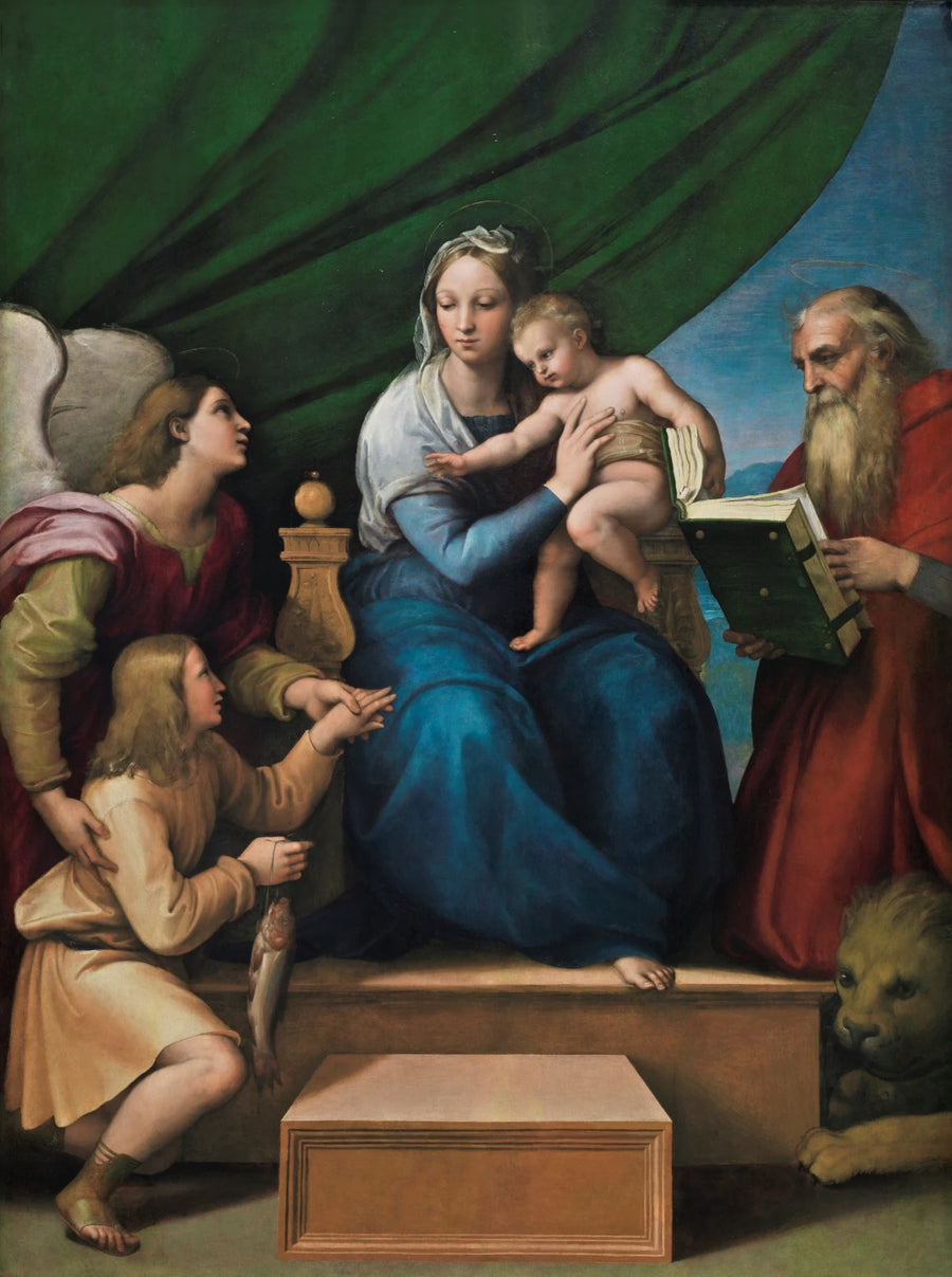 La Sainte Famille avec Raphaël, Tobias et saint Jérôme - Raphaël