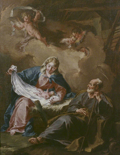 Sainte Famille - Giovanni Battista Pittoni - Alpha Reproduction