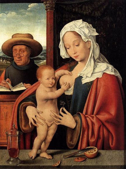 Sainte Famille - Joos van Cleve - Alpha Reproduction