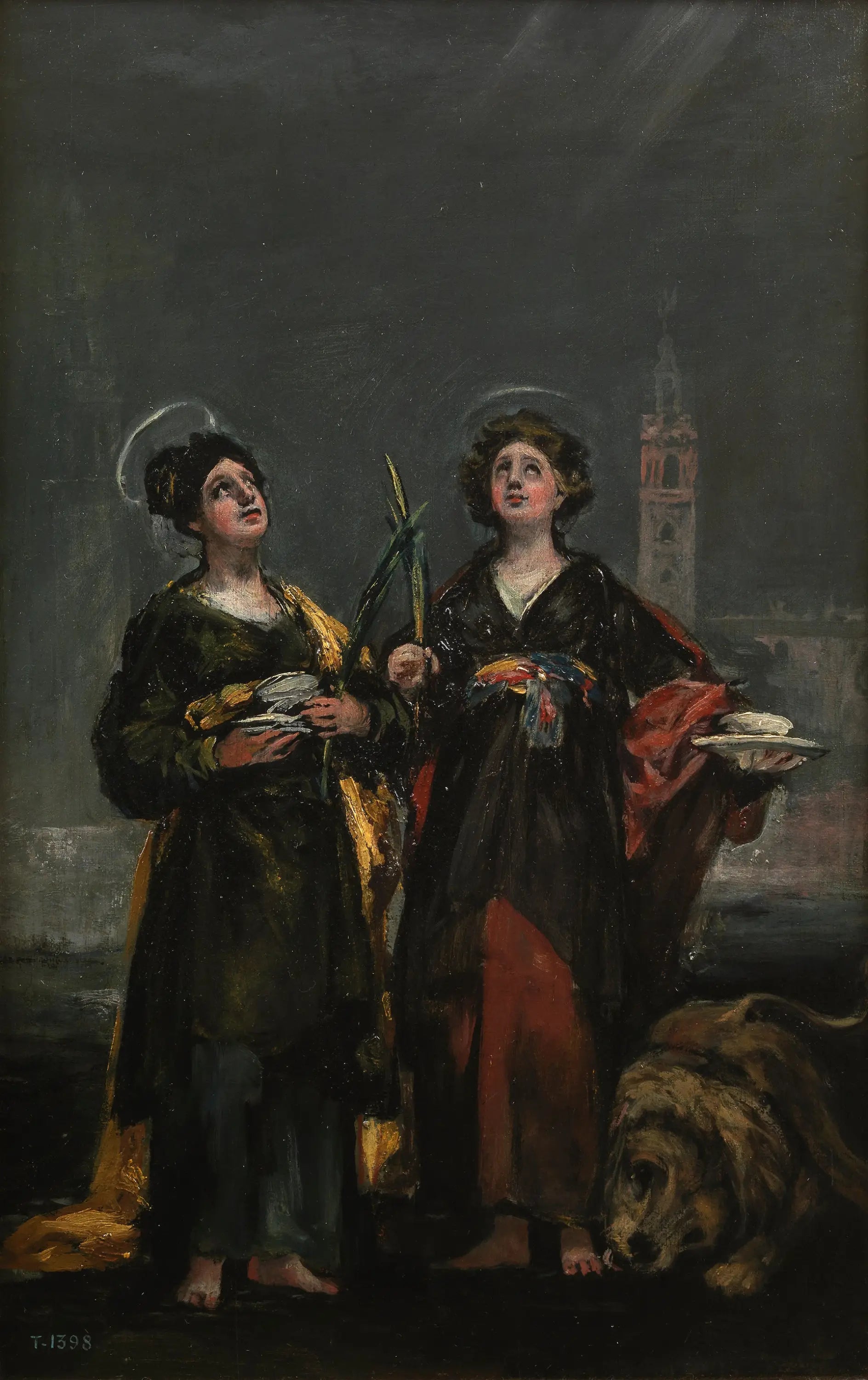 Sainte Juste et Sainte Rufine - Francisco de Goya image 1 reproduction d’œuvre d’art à l’huile