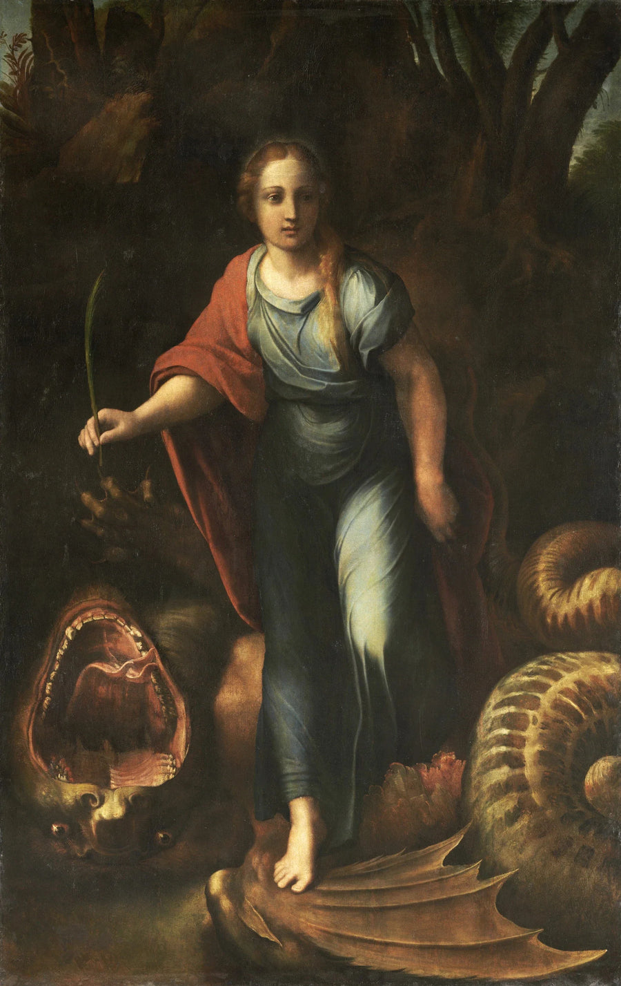 サン マルグリット、1518 - Raphaël  および Giulio Romano, ルーヴル版
