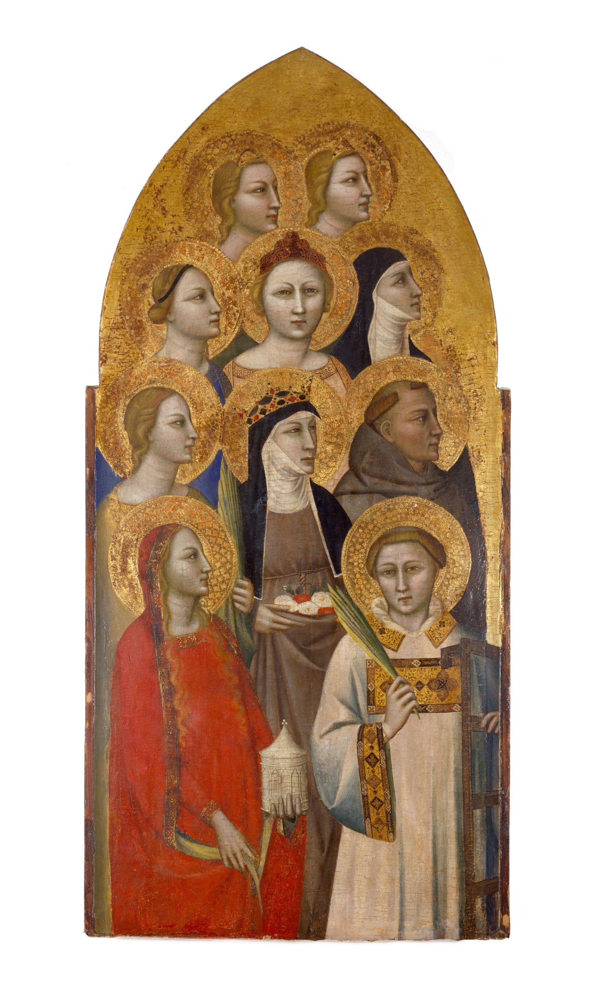 Saintes et Anges - Allegretto Nuzi image 1 reproduction de peinture à l’huile