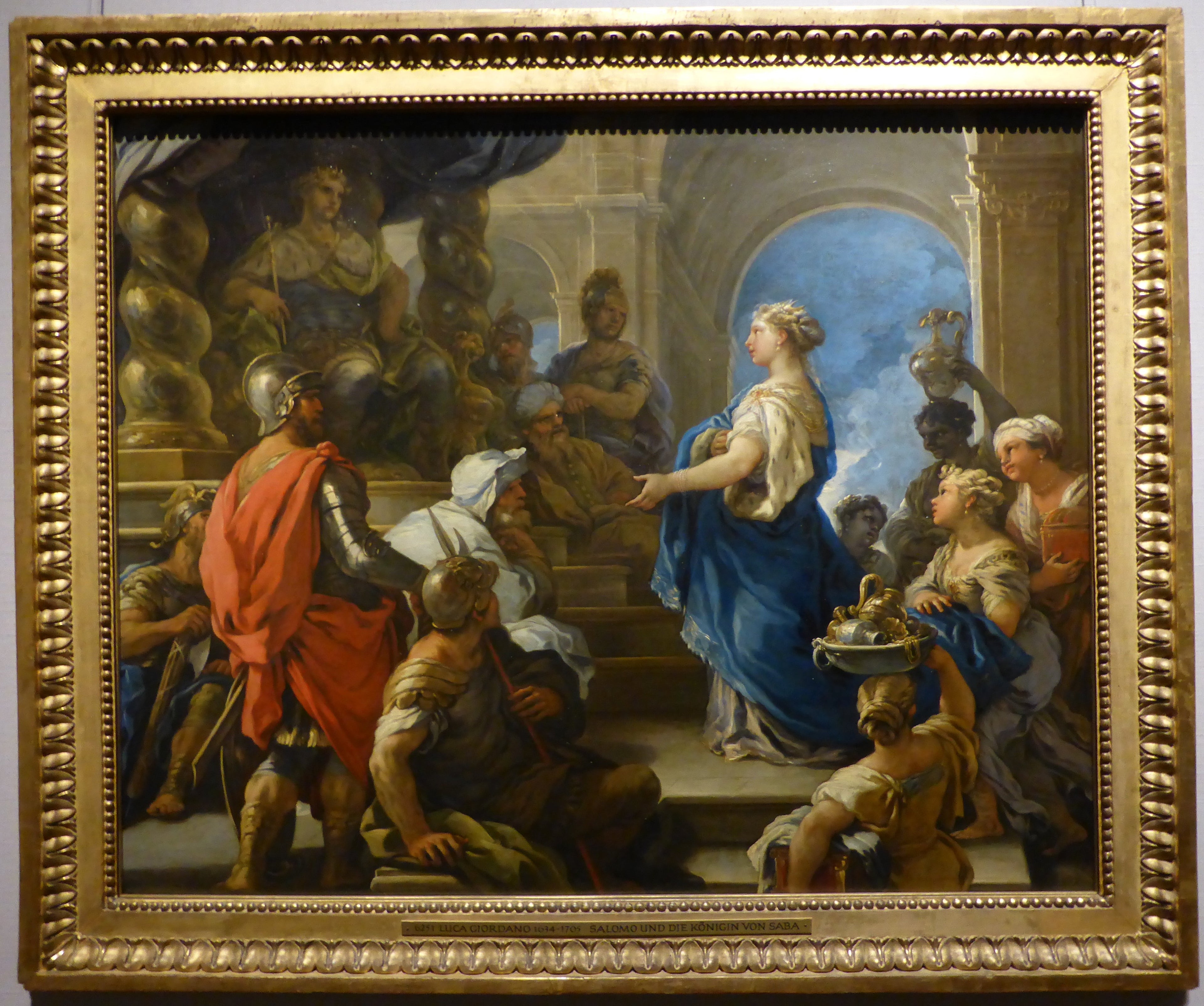 Salomon et la reine de Saba - Luca Giordano - Alpha Reproduction