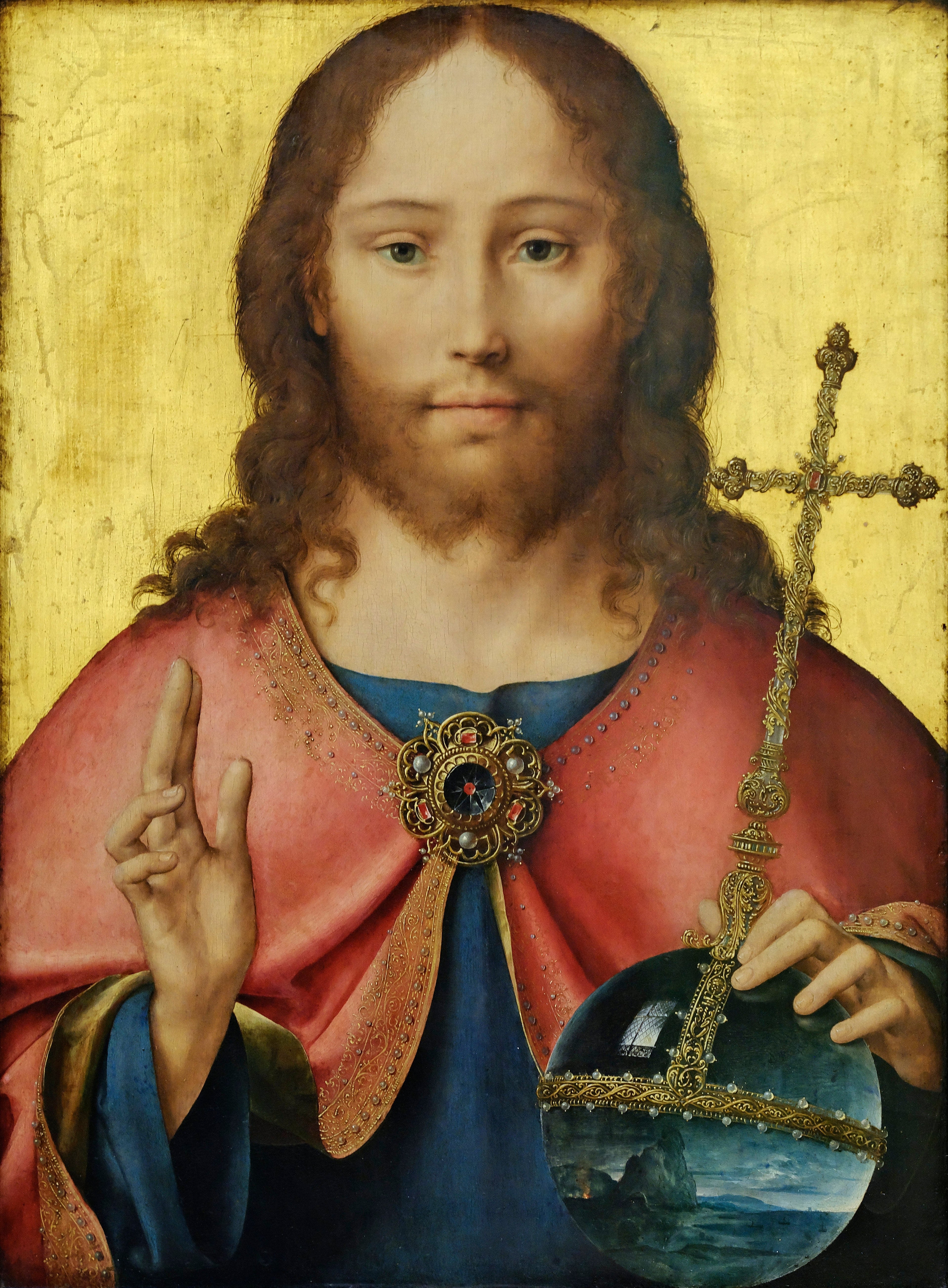 Salvator mundi - Joos van Cleve - Alpha Reproduction