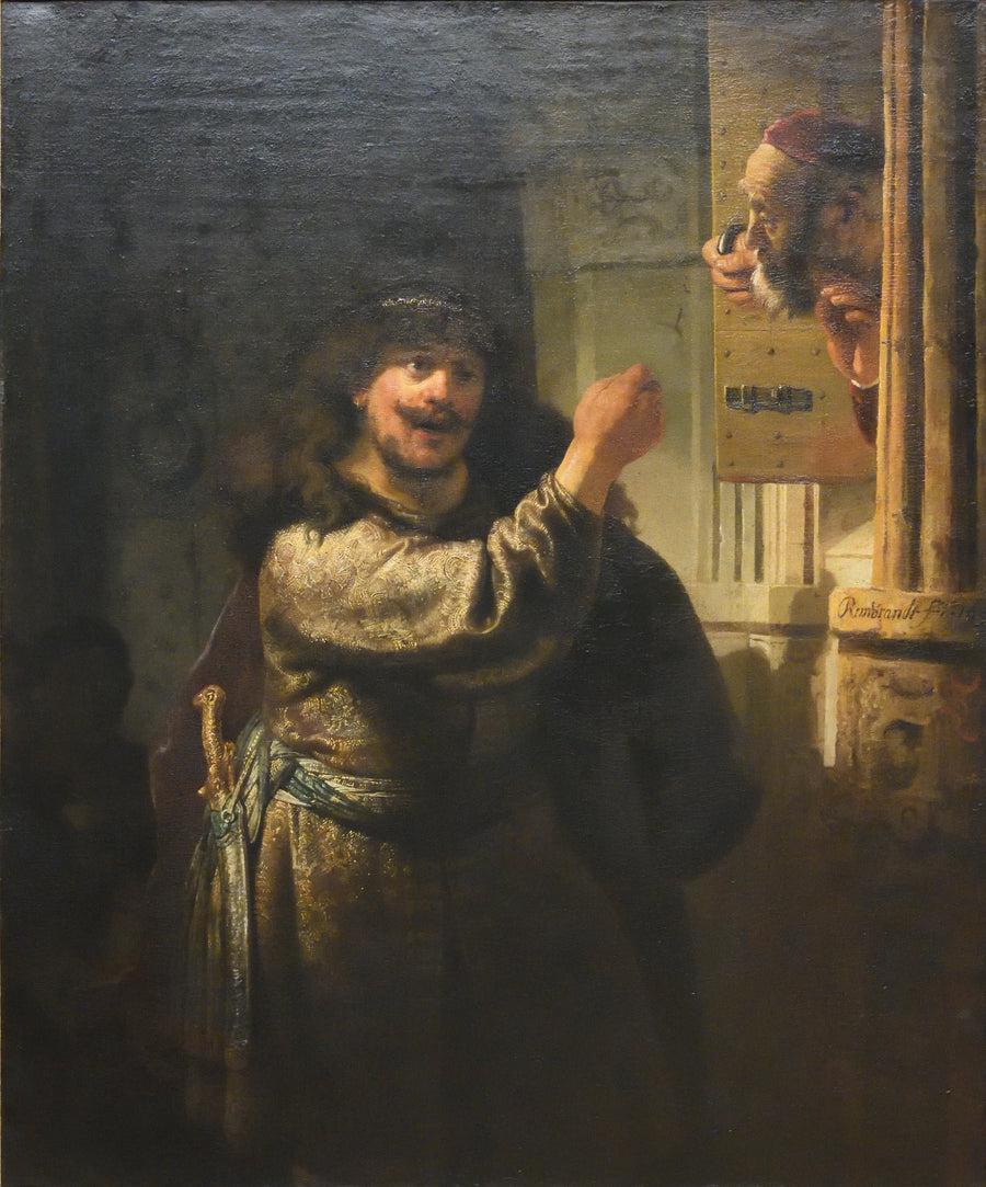 Samson menace son beau-père — Rembrandt