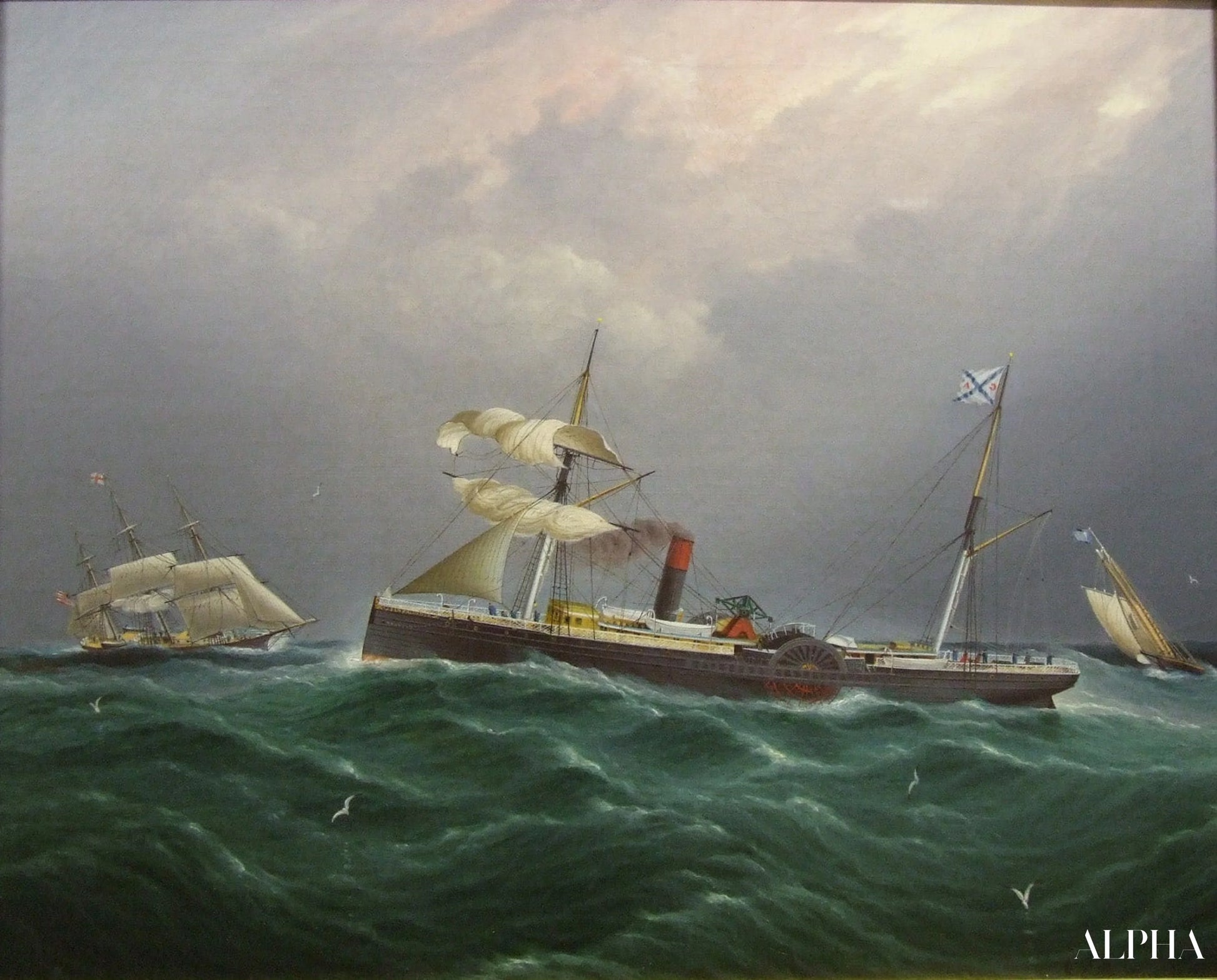 San Salvador - James E. Buttersworth - Reproductions de tableaux et peintures haut de gamme