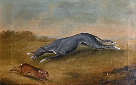 タイトルなし（ウサギを追いかける犬） - ジョージ・スタッブズ

Source:
Sans titre (Chien chassant un lièvre) - George Stubbs
