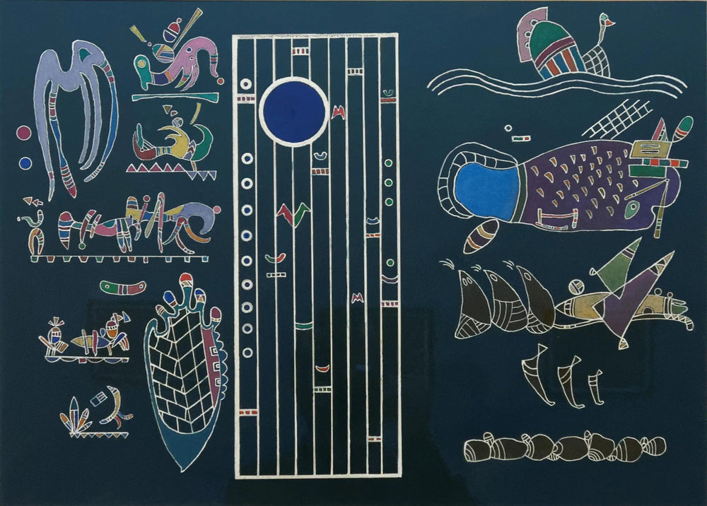 Sans titre - Vassily Kandinsky image 1 copie peinte à la main à l’huile