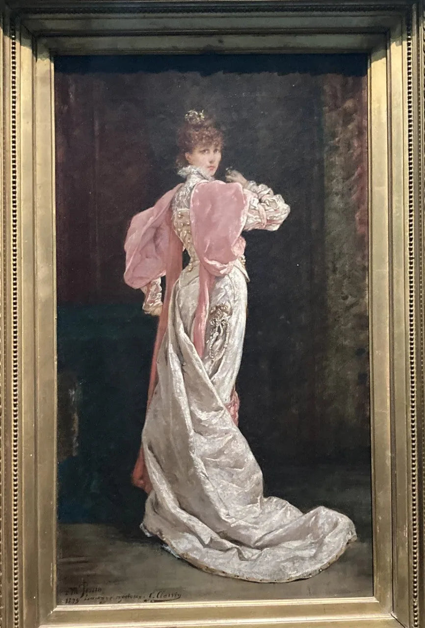 Sarah Bernhardt dans le rôle de la Reine d'Espagne dans Ruy Blas - Georges Clairin