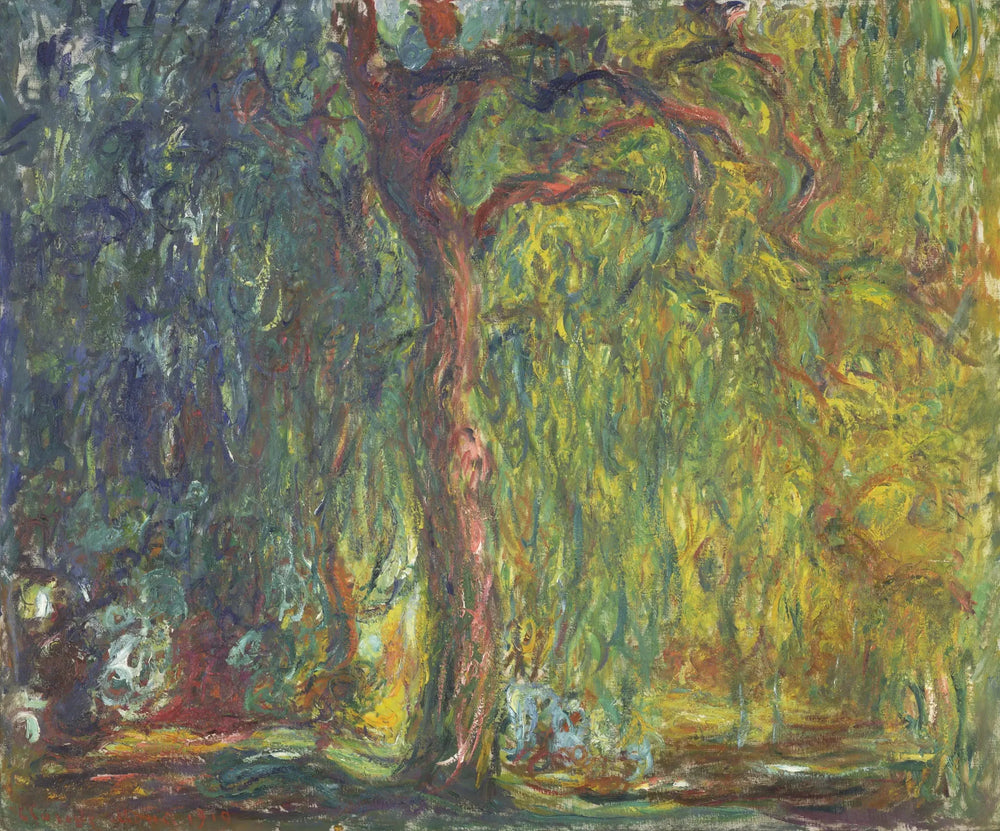 Saule pleureur - Claude Monet image 1 reproduction d’œuvre d’art à l’huile