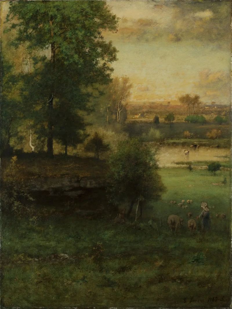 ダラムの風景、イリュージョン - ジョージ・イネス

Source:
Scène à Durham, une idylle - George Inness