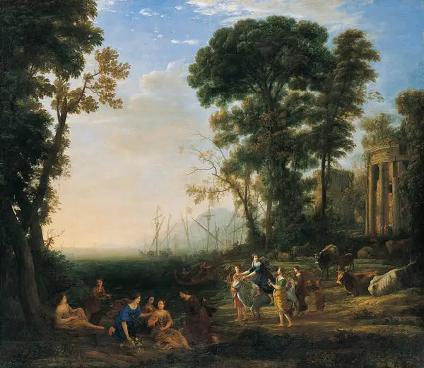ヨーロッパと牛のいる海岸の風景 - クロード・ロラン

Source:
Scène côtière avec Europe et le taureau - Claude Lorrain