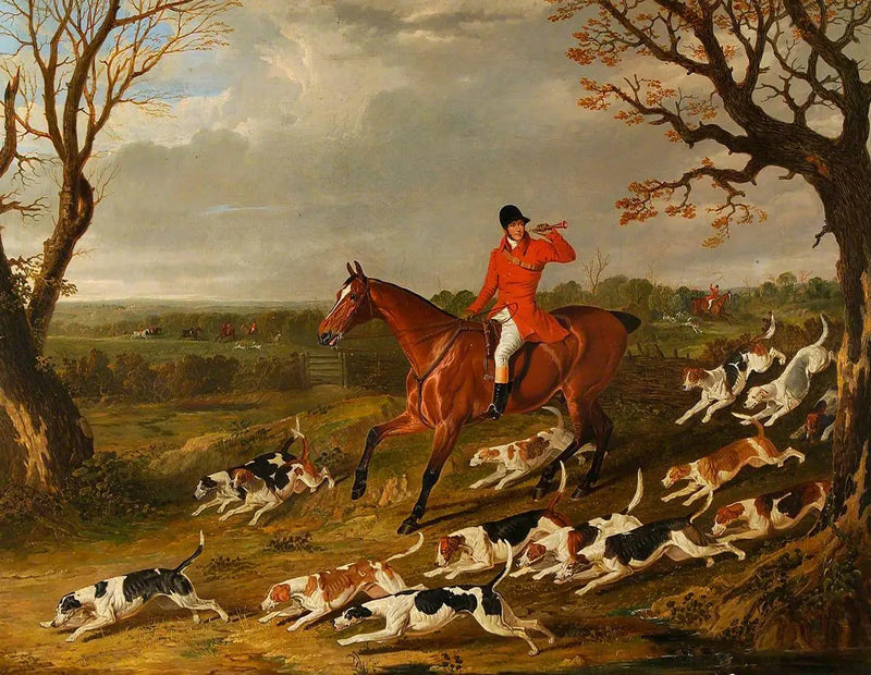 フォックスハウンドと狩猟の場面 - ジョン・フレデリック・ヘリング Sr.  

Source:
Scène de chasse avec des foxhounds - John Frederick Herring, Sr.