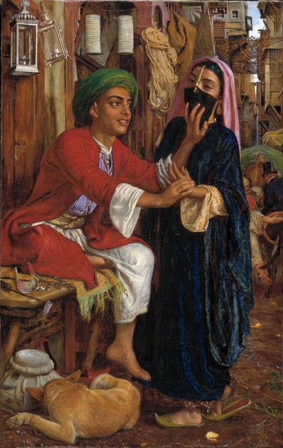 Scène de Rue au Caire: La Cour galante du Fabricant de Lanternes - William Holman Hunt - Alpha Reproduction