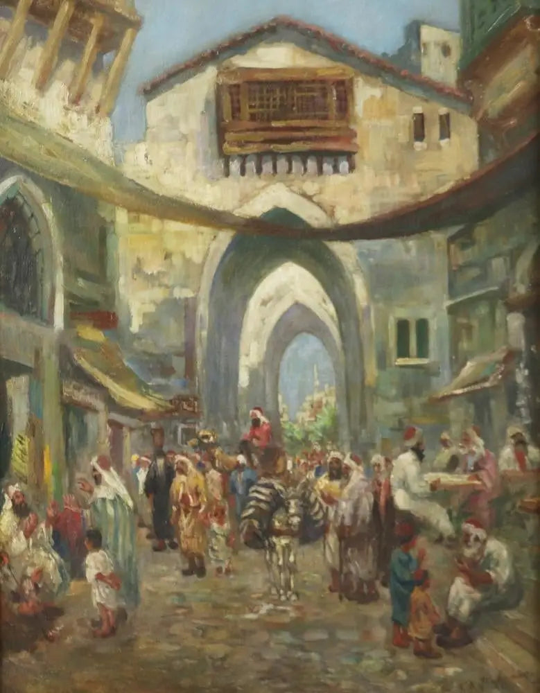 東洋市場の街角風景 - フレデリック・アーサー・ブリッグマン

Source:
Scène de rue du marché oriental - Frederick Arthur Bridgman