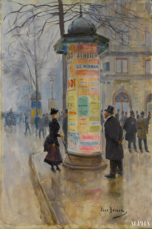 Scène de rue parisienne - Jean Béraud - Reproductions de tableaux et peintures haut de gamme