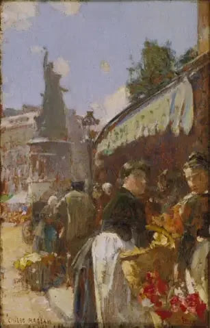 パリ、クリシ広場の街角の風景 - チルド・ハッサム

Source:
Scène de rue Place Clichy, Paris - Childe Hassam
