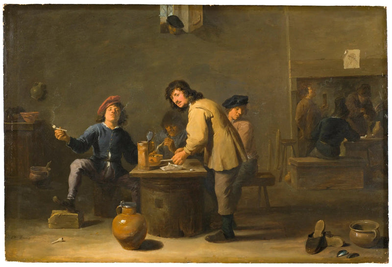 パイプを吸う喫煙者の居酒屋の風景 - デイヴィッド・テニエール・ジュニア

Source:
Scène de taverne avec fumeurs de pipe - David Teniers le Jeune