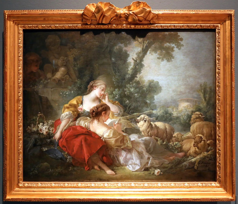 二人の羊飼いを描いた牧歌的な情景 - フランソワ・ブーシェ

Source:
Scène pastorale avec deux bergères - François Boucher