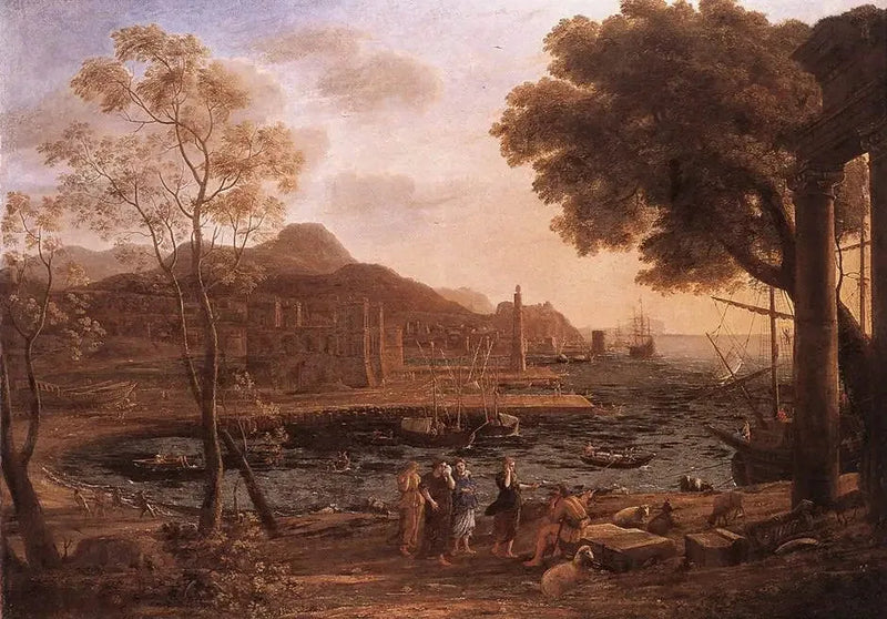 悲しむヘリアデスと港の風景 - クロード・ロラン

Source:
Scène portuaire avec Héliades en deuil - Claude Lorrain