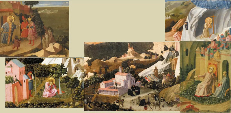 テーバイの情景。6つに切り分けられたパネルの抜粋 - フラ・アンジェリコ

Source:
Scènes de la Thébaïde. Extrait d'un panneau découpé en 6 morceaux - Fra Angelico