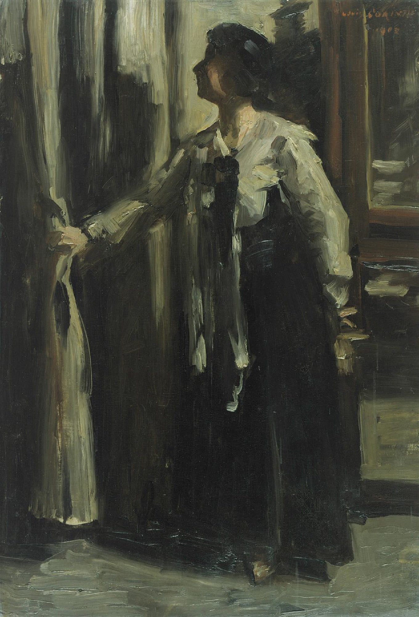 Schwarze Schatten - Lovis Corinth image 1 reproduction artisanale de tableau