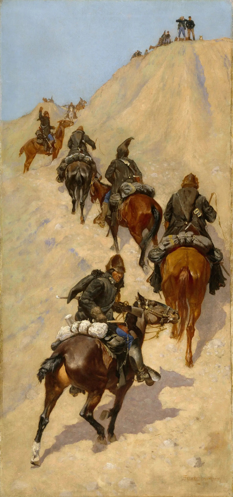 スカウトが山を登る - フレデリック・レミントン

Source:
Scouts escaladant une montagne - Frederic Remington