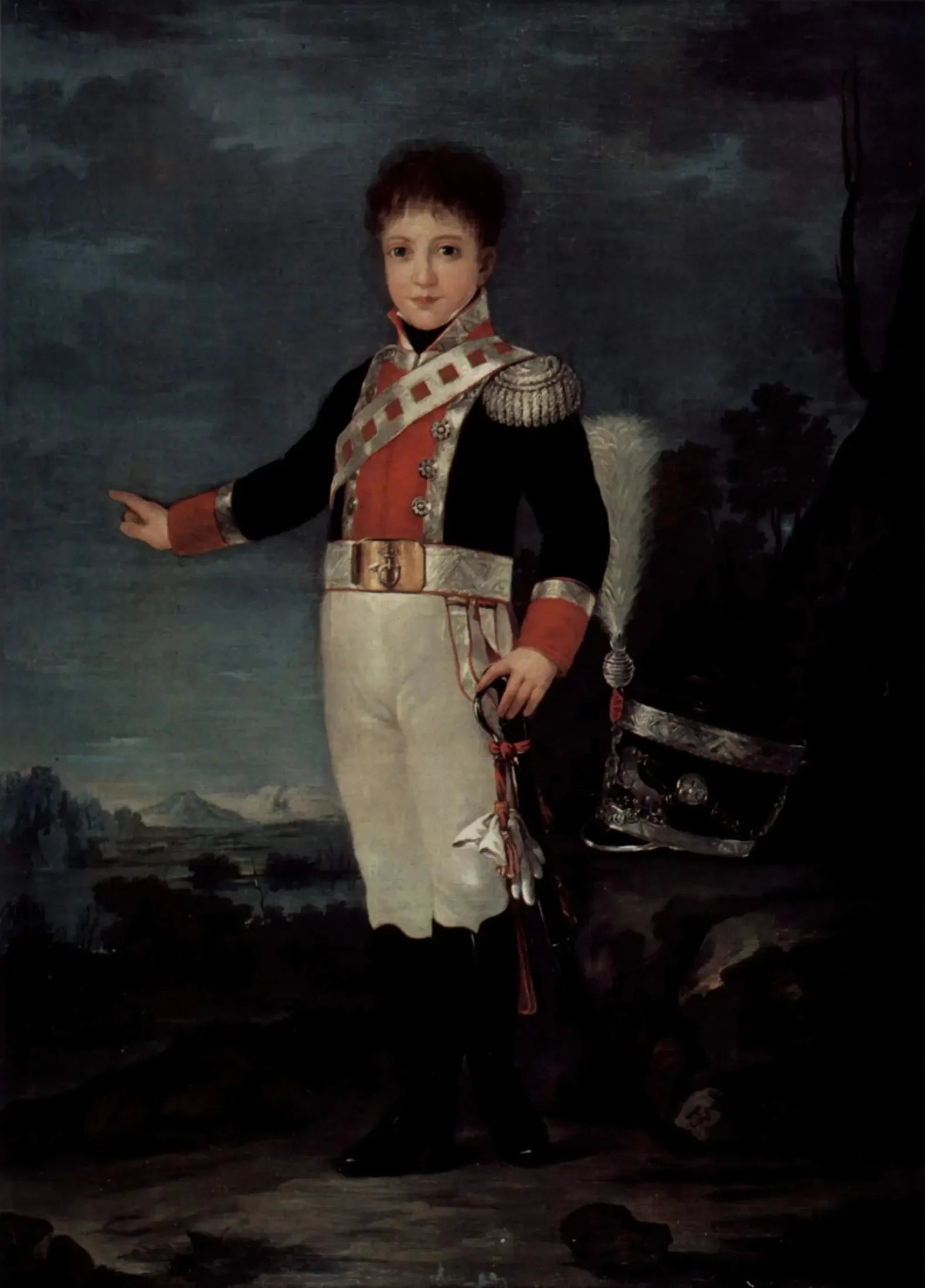 Sebastián Gabriel de Borbón enfant - Francisco de Goya image 1 reproduction d’œuvre d’art à l’huile
