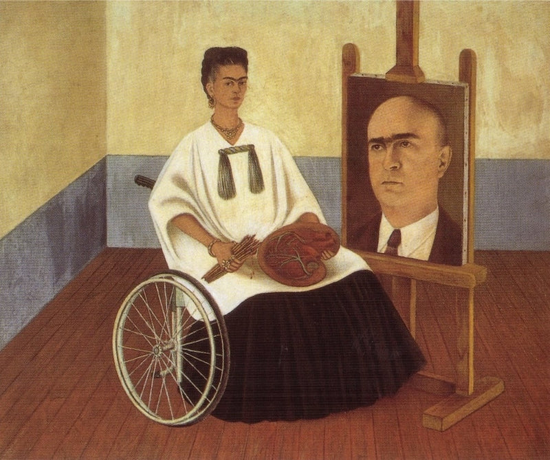 Autoportrait avec le portrait du Dr Farill - Frida Kahlo