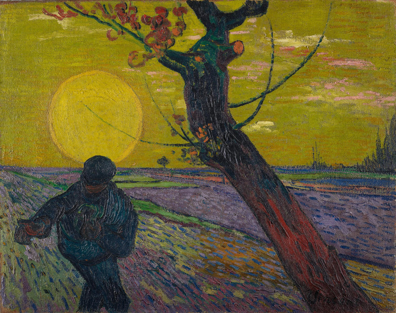 夕日の中の種まき - Vincent van Gogh