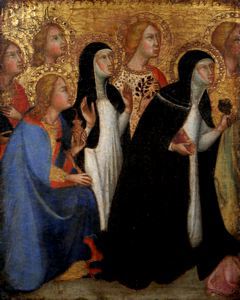Sept saints en adoration - Bartolo di Fredi - Alpha Reproduction