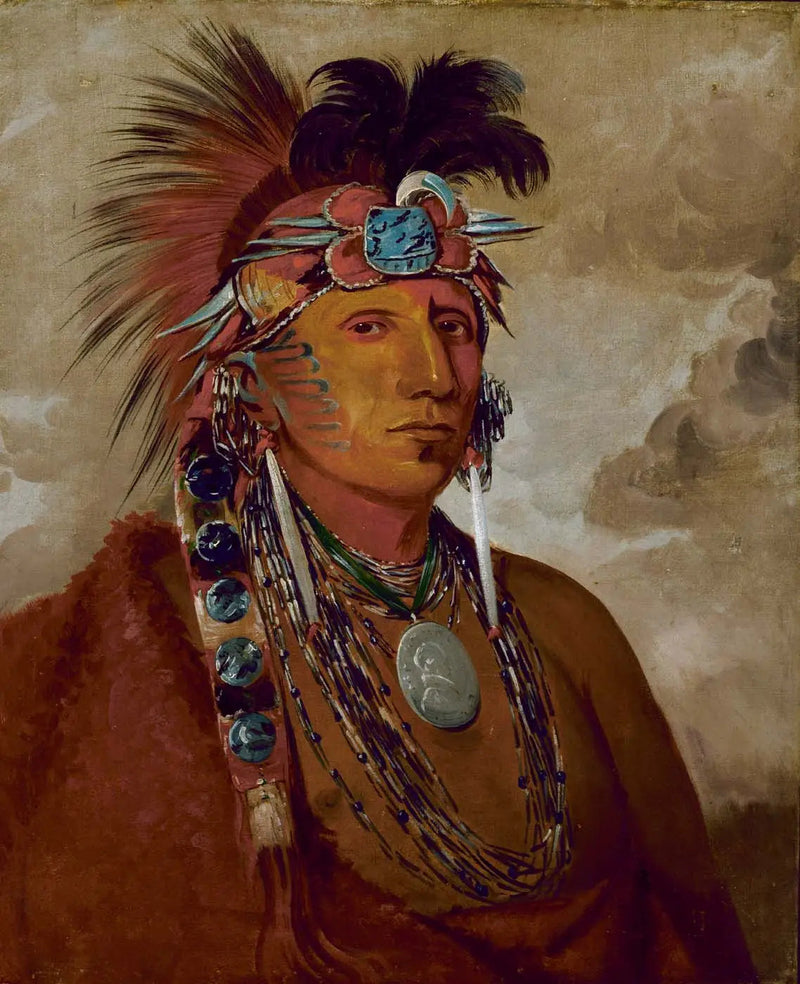 ショーメコーシー、ル・ルー、アン・シェフ - ジョージ・キャトリン

Source:
Shó-me-kós-see, Le loup, un chef - George Catlin