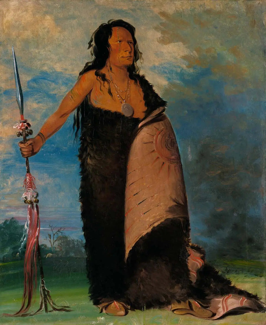 シュードガチャ、ラ・フュメ、部族の長 - ジョージ・キャトリン

Source:
Shoo-de-gá-cha, La Fumée, Chef de la Tribu - George Catlin