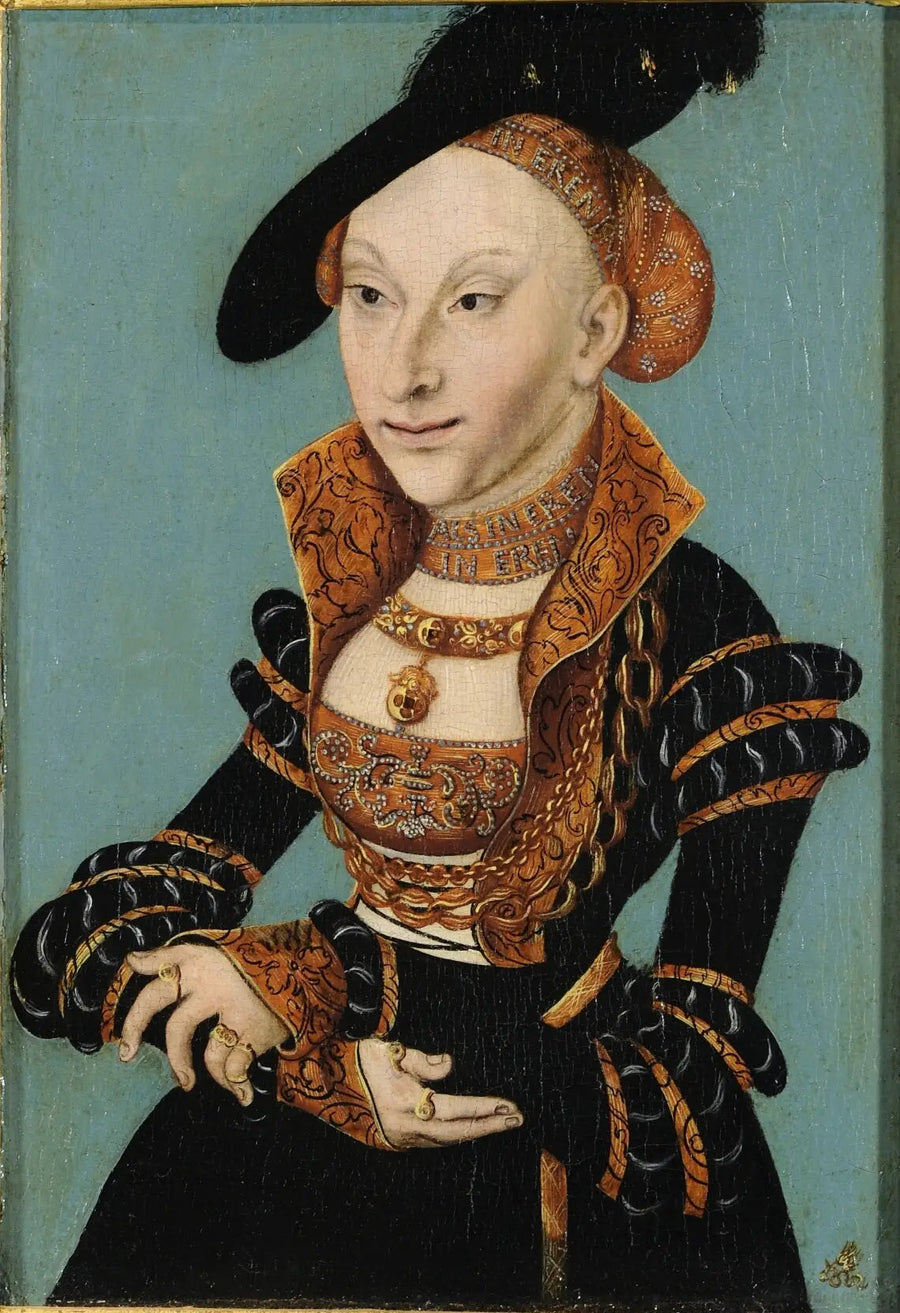 シビル・ド・クレーヴ、ザクセン公爵夫人（1512-1554） - ルーカス・クラナッハ・ザ・エルダー