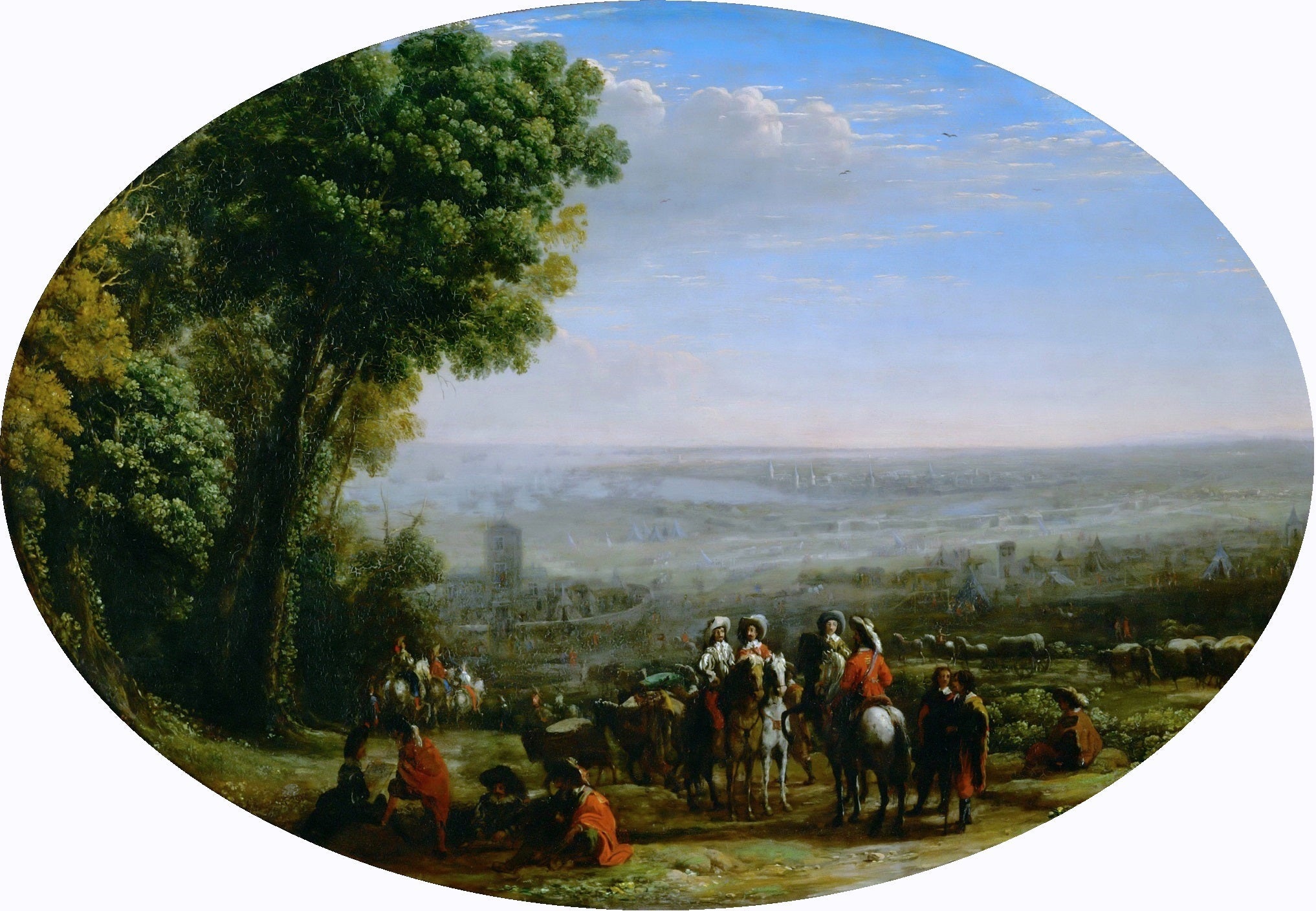 Siège de La Rochelle par Louis XIII - Claude Lorrain - Alpha Reproduction