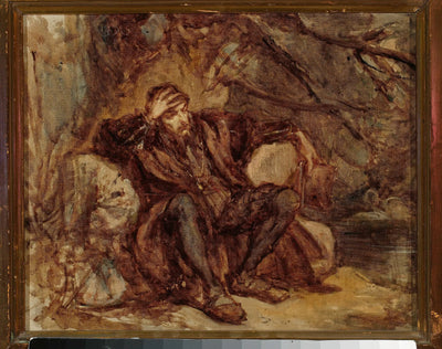 Sigismond Auguste dans le jardin de Vilnius croquis - Jan Matejko - Alpha Reproduction