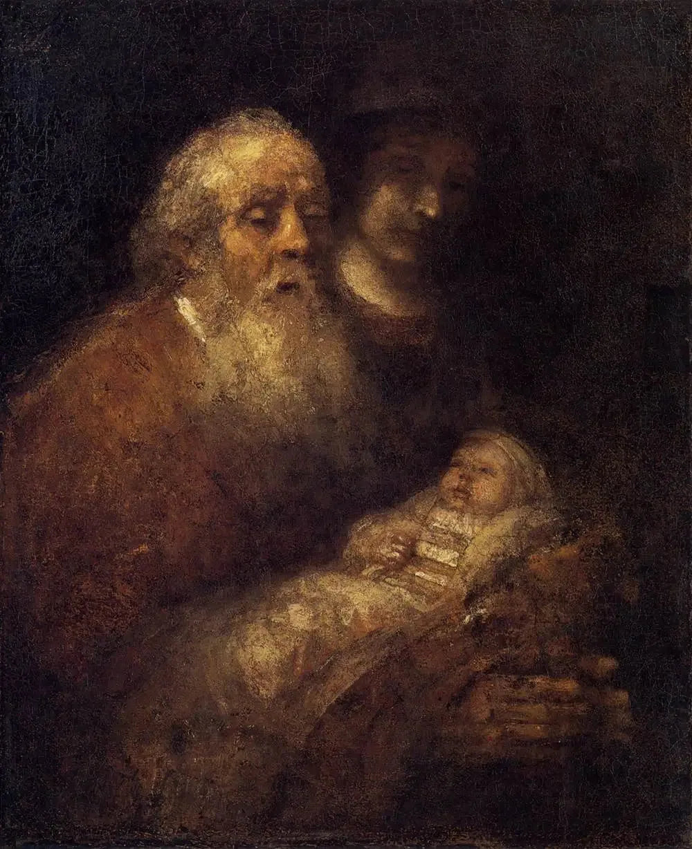 Siméon au Temple - Rembrandt image 1 tableau peint à l’huile sur toile